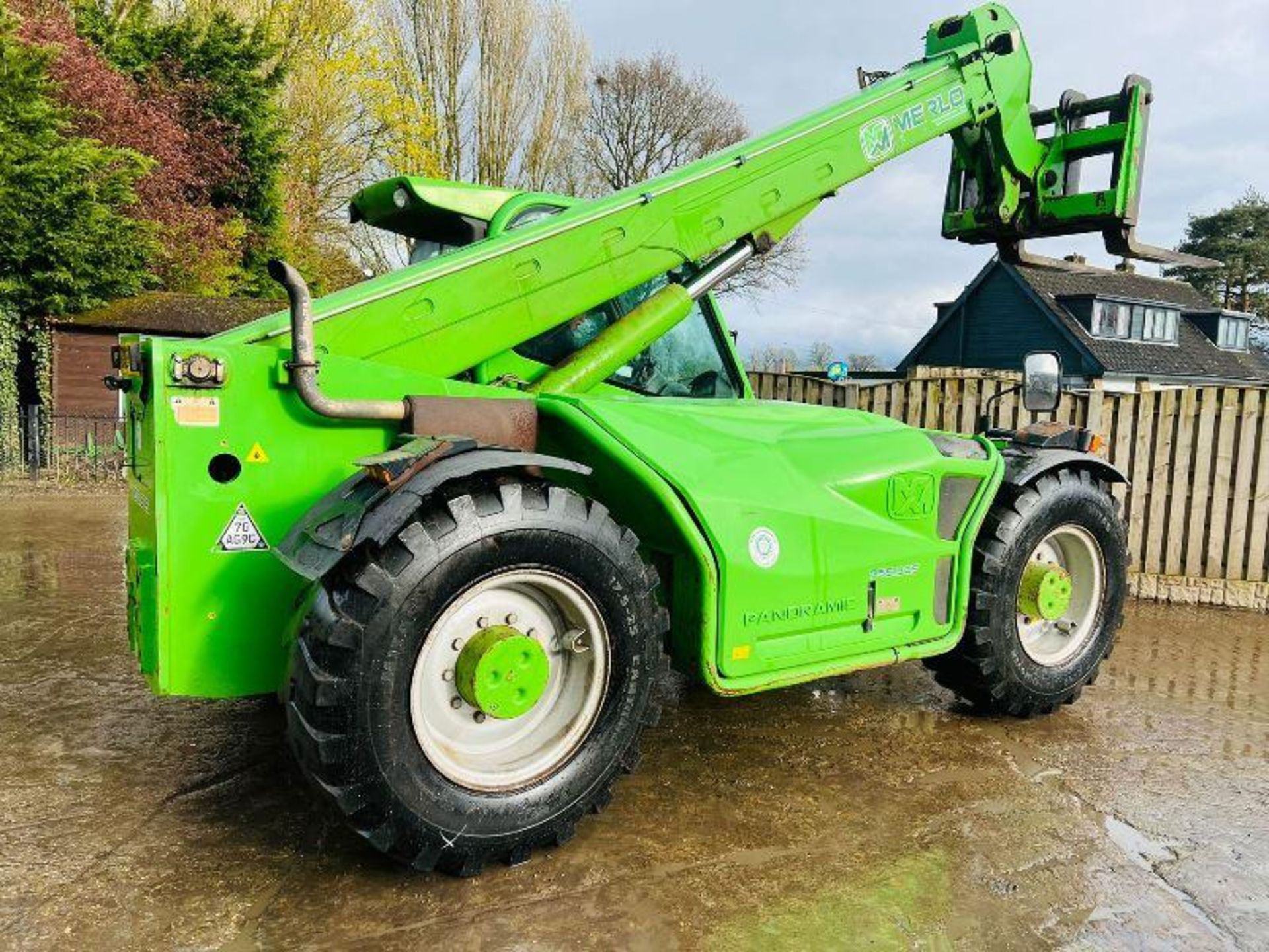 MERLO P55.9 4WD TELEHANDLER *YEAR 2013, 9 METER, 5.5 TON LIFT* C/W PALLET TINES - Image 12 of 20