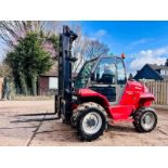 MANITOU M26-4 ROUGH TERRIAN 4WD FORKLIFT *YEAR 2017* C/W PALLET TINES