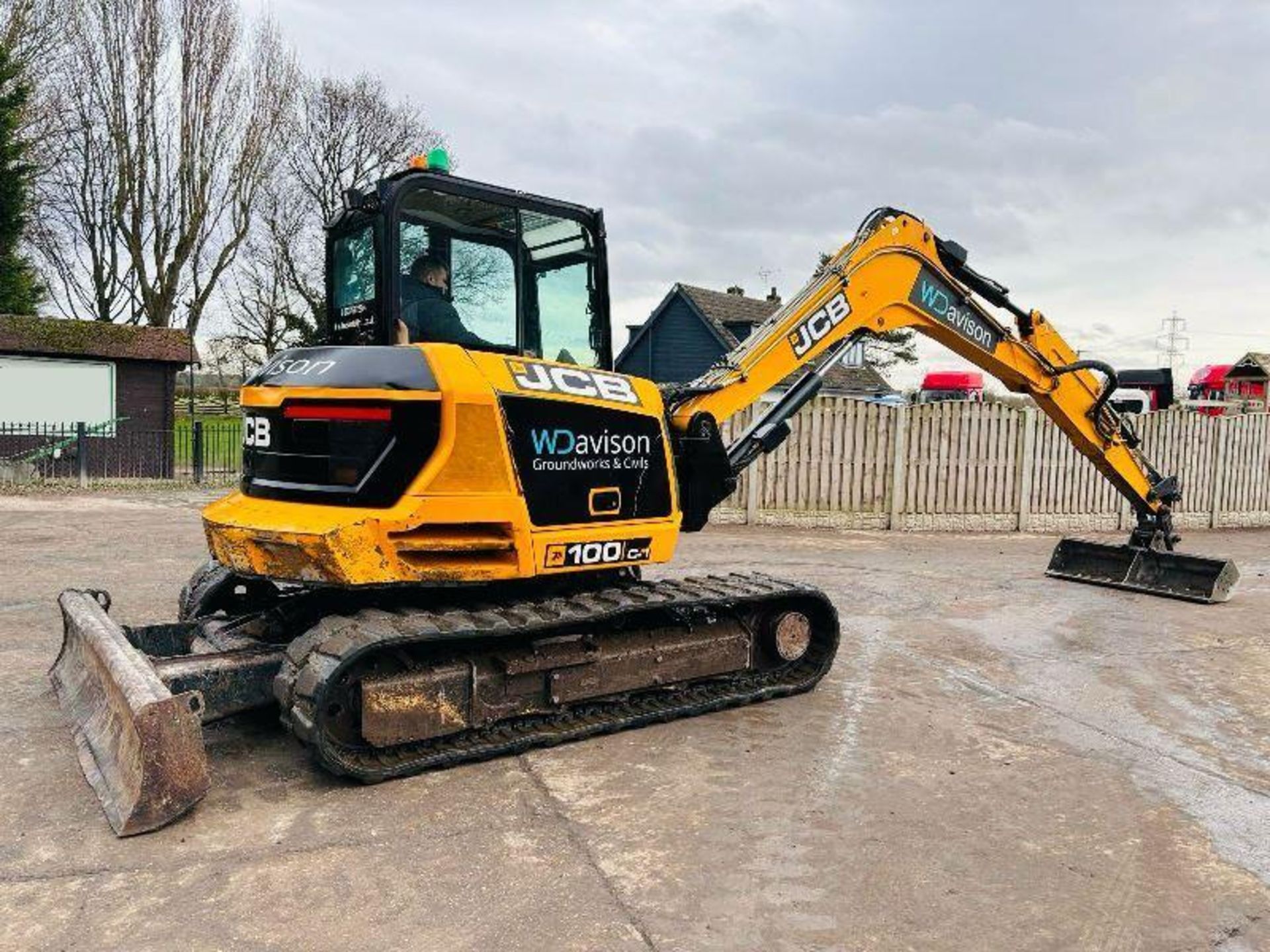 JCB 100C-1 TRACKED EXCAVATOR *YEAR 2017* C/W QUICK HITCH & BUCKET - Bild 4 aus 17