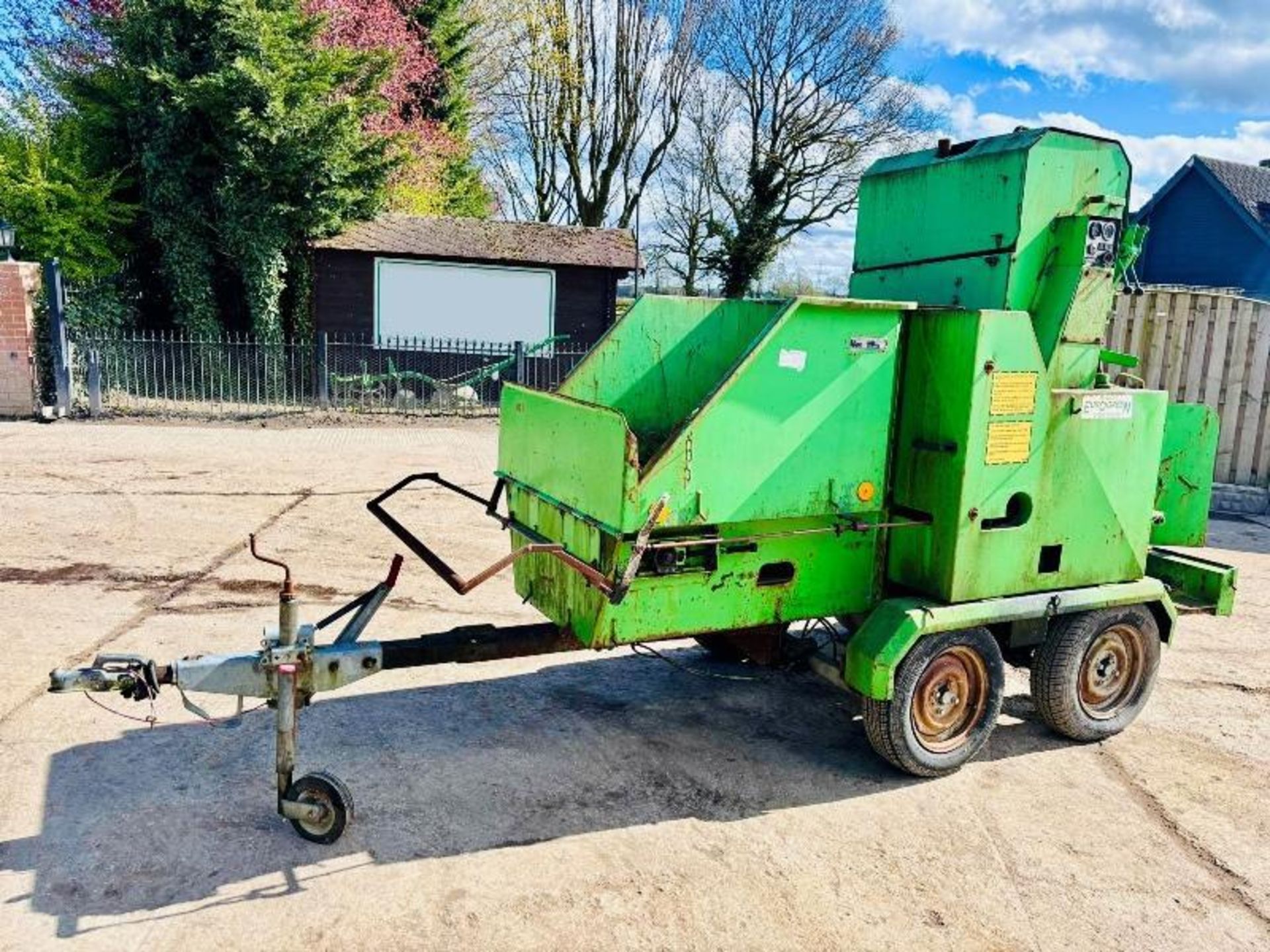 JOHLI CHAMP 620 TWIN AXLE WOOD SHREDDER C/W KUBOTA ENGINE - Image 12 of 12