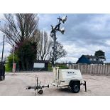 TEREX 4050D SINGLE AXLE TELESCOPIC LIGHTING TOWER C/W KUBOTA ENGINE