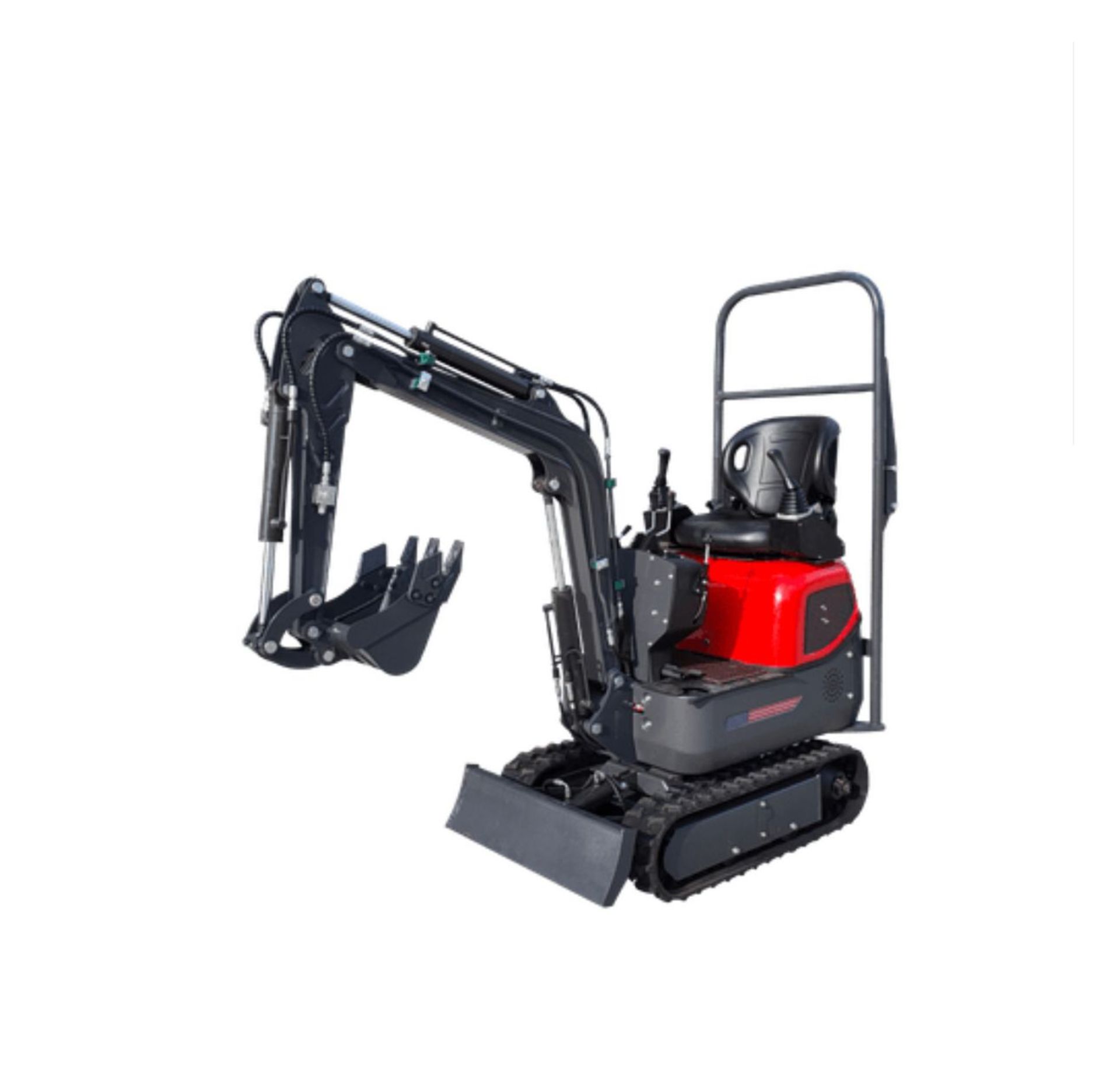 NEW/UNUSED 2024 KINGKONG K12 MINI EXCAVATOR WITH MANUAL THUMB GRAB ATTACHMENT