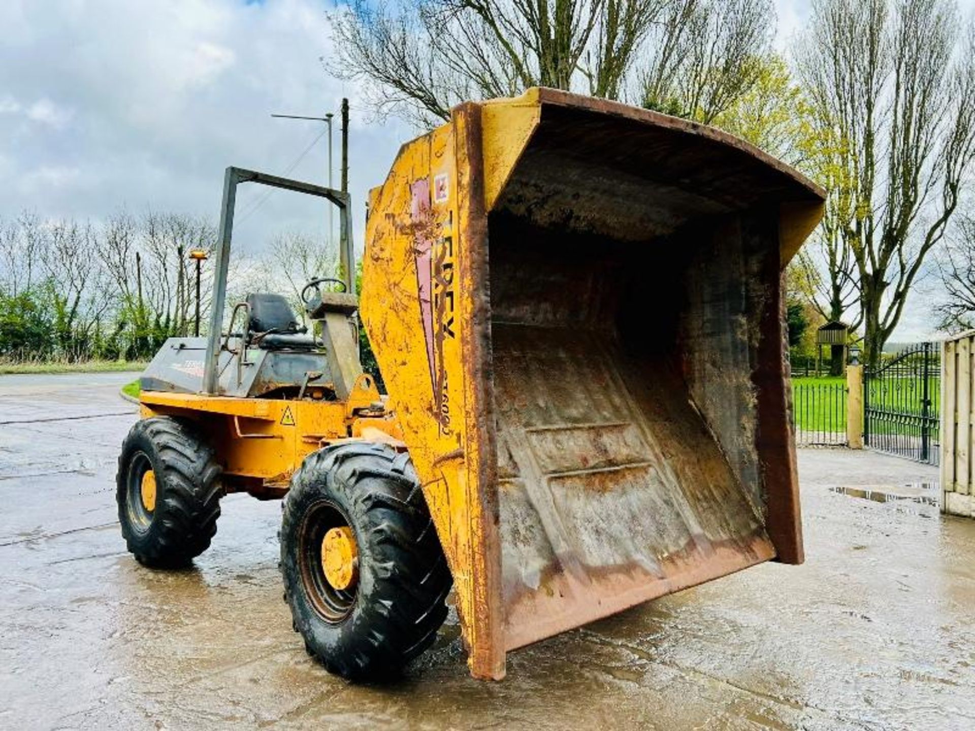 TEREX PT6000 4WD DUMPER C/W ROLE BAR & DEUTZ ENGINE - Image 5 of 15