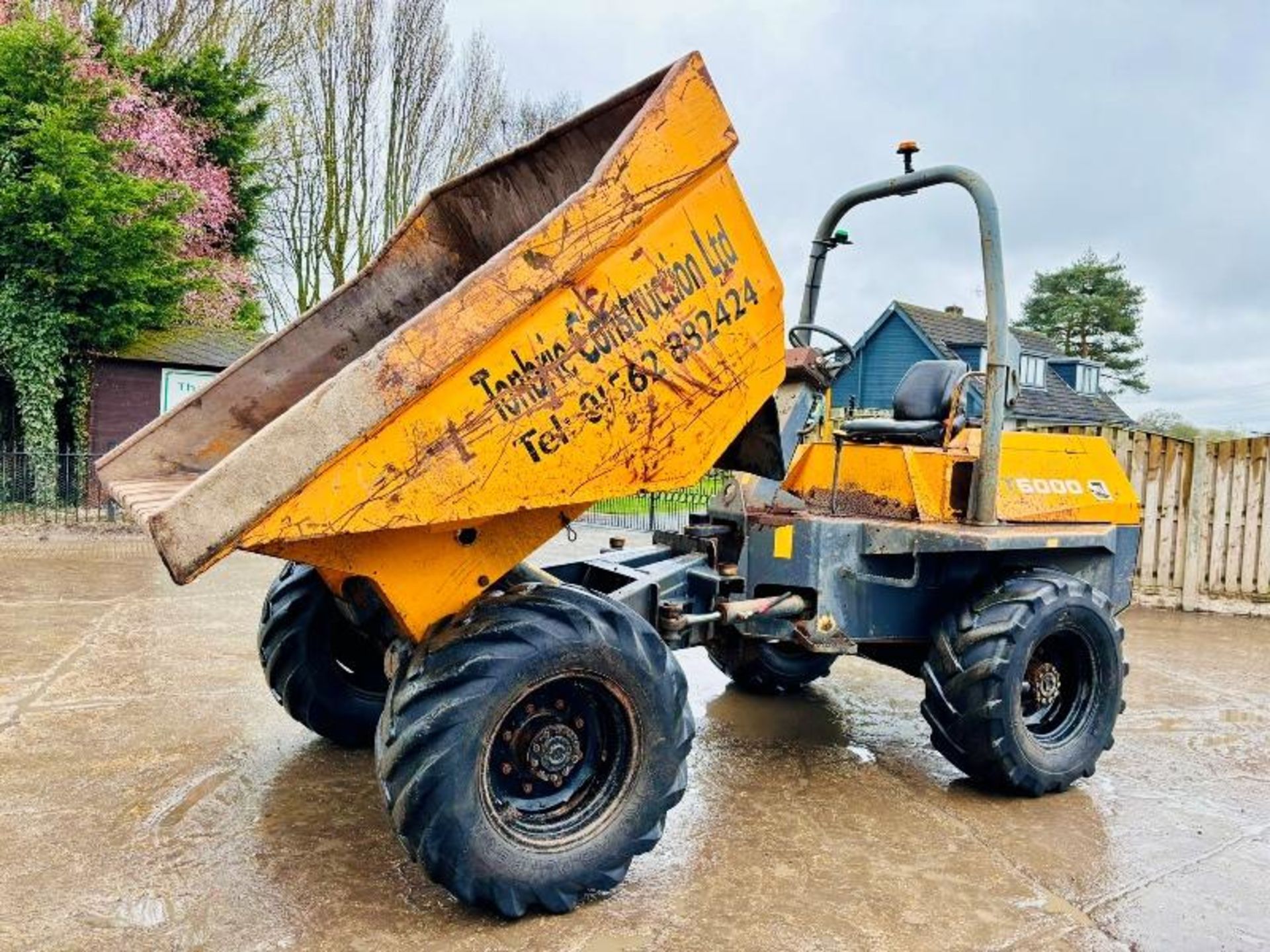 BENFORD 6000 4WD DUMPER *YEAR 2007* C/W ROLE BAR - Image 8 of 15