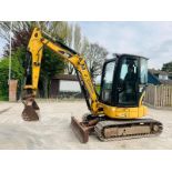 CATERPILLAR 302C TRACKED EXCAVATOR C/W QUICK HITCH & BUCKET 