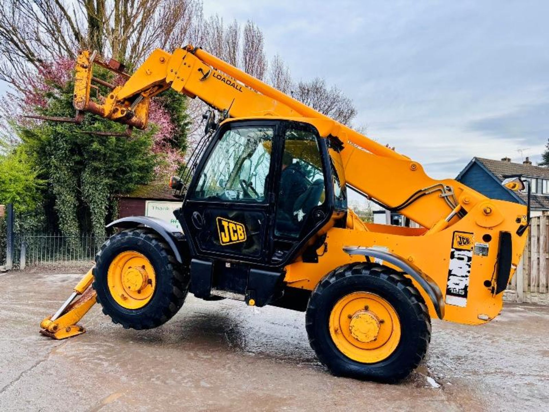 JCB 535-125 4WD TELEHANDLER *12.5 METER REACH* C/W PALLET TINES - Image 9 of 17