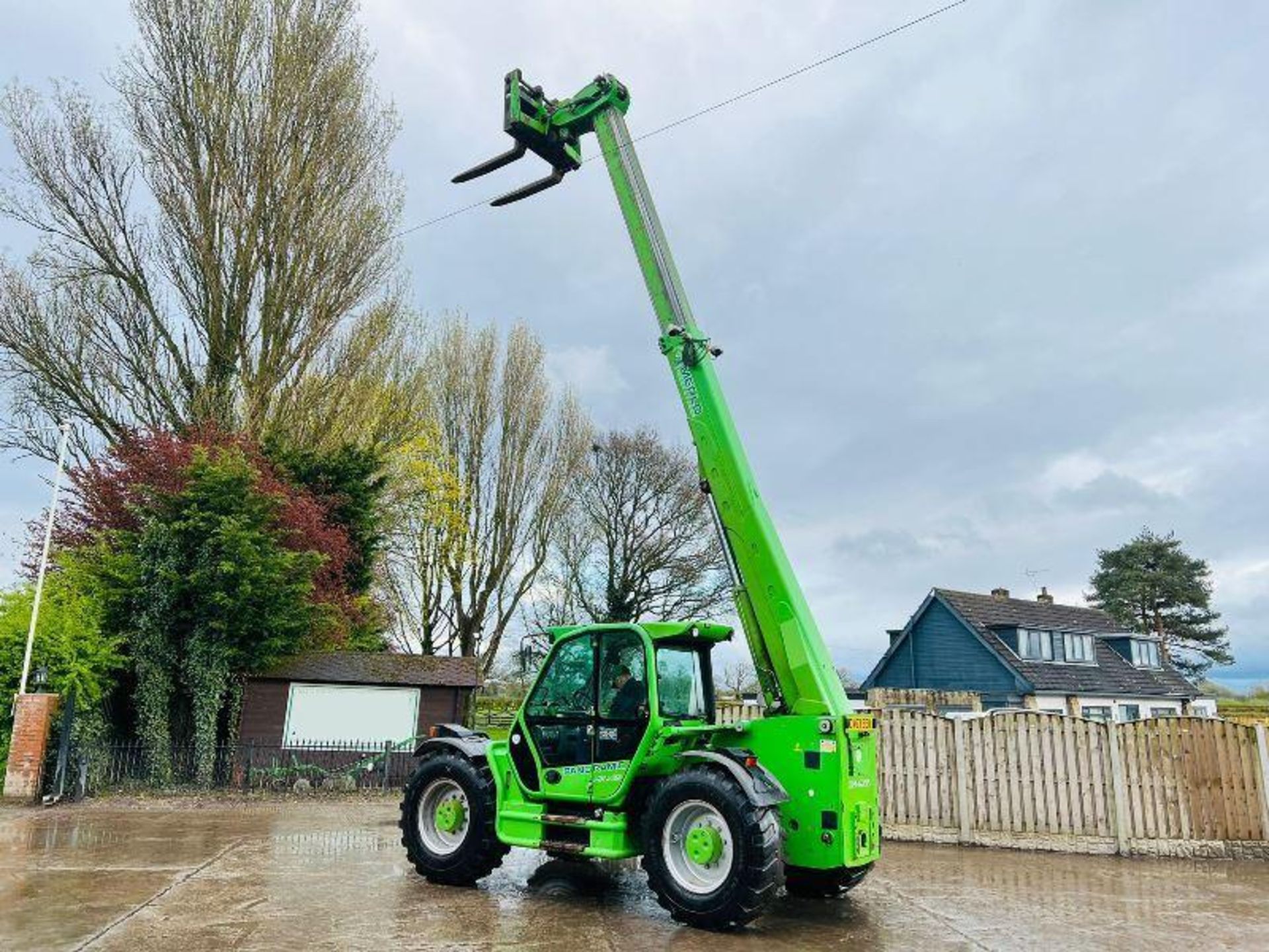 MERLO P55.9 4WD TELEHANDLER *YEAR 2013, 9 METER, 5.5 TON LIFT* C/W PALLET TINES - Image 4 of 20