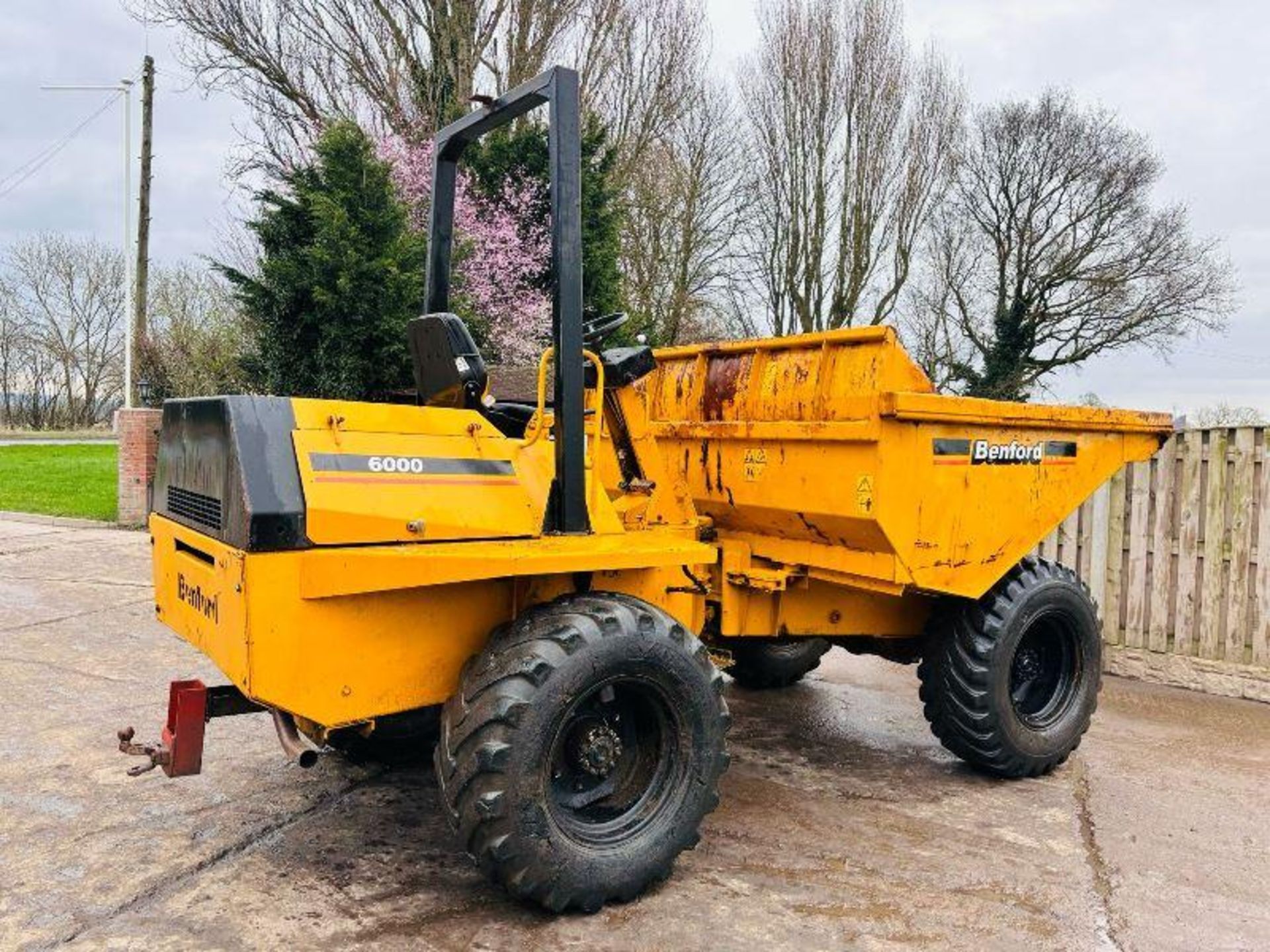 BENFORD 6000 4WD DUMPER C/W ROLE BAR, DEUTZ ENGINE - Image 10 of 15