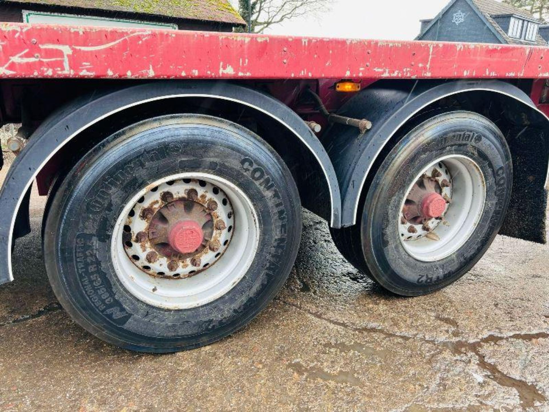ABEL DEMOUNTABLE TWIN AXLE DRAG TRAILER ON AIR - Image 10 of 14