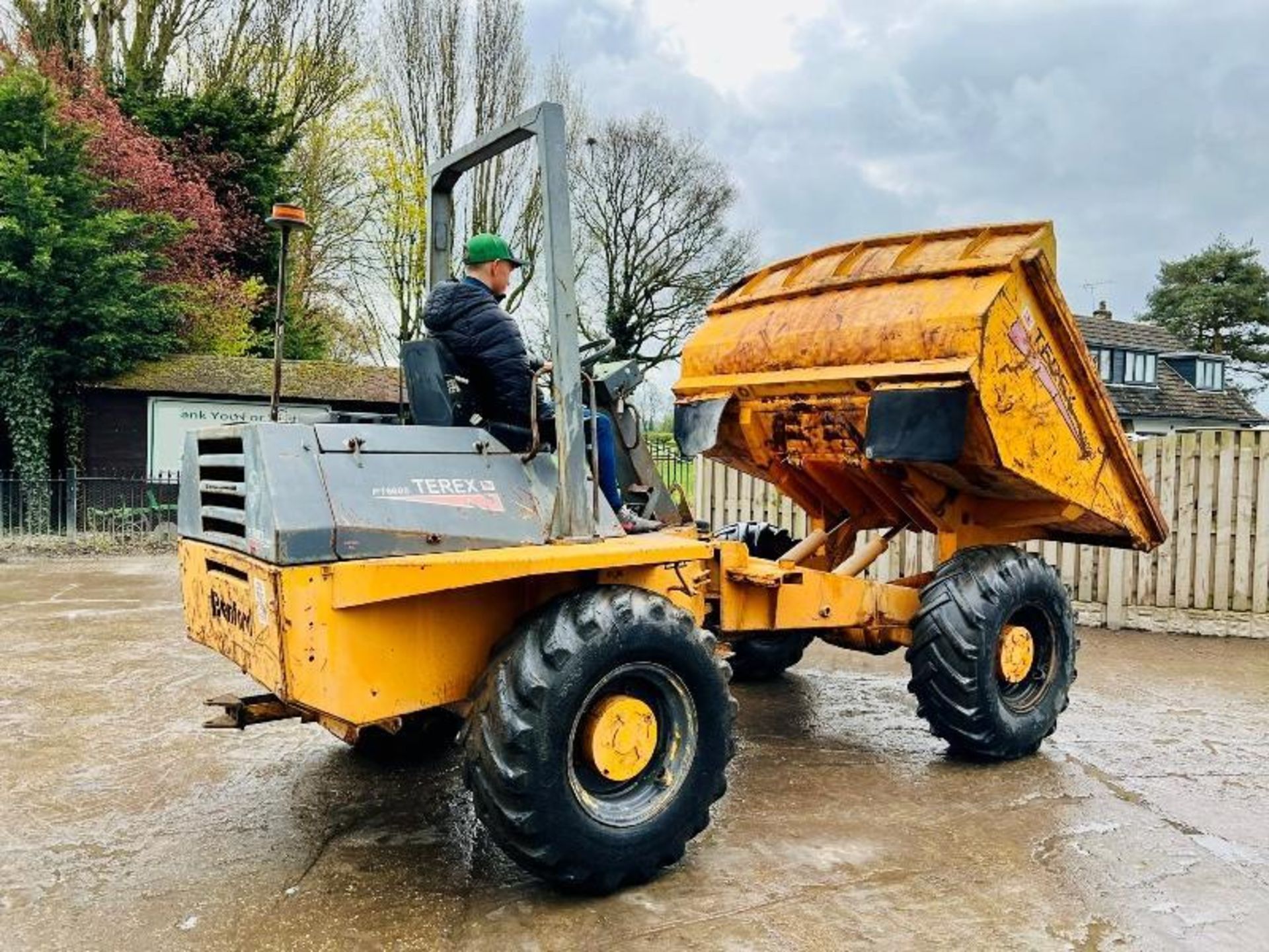 TEREX PT6000 4WD DUMPER C/W ROLE BAR & DEUTZ ENGINE - Image 13 of 15