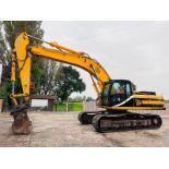 JCB JS330 TRACKED EXCAVATOR C/W QUICK HITCH AND BUCKET