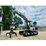 HYMAC TRACKED EXCAVATOR C/W 5 TINE SCRAP GRAB