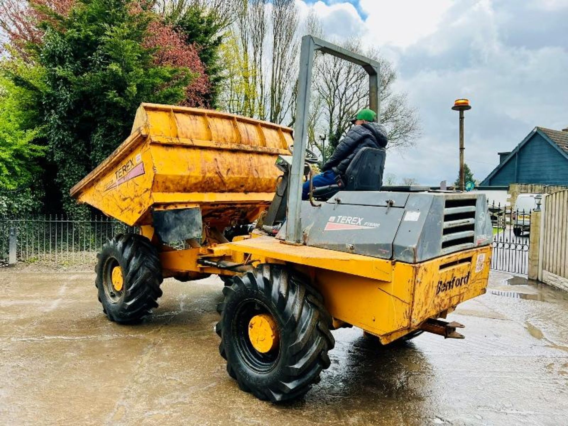 TEREX PT6000 4WD DUMPER C/W ROLE BAR & DEUTZ ENGINE - Image 4 of 15