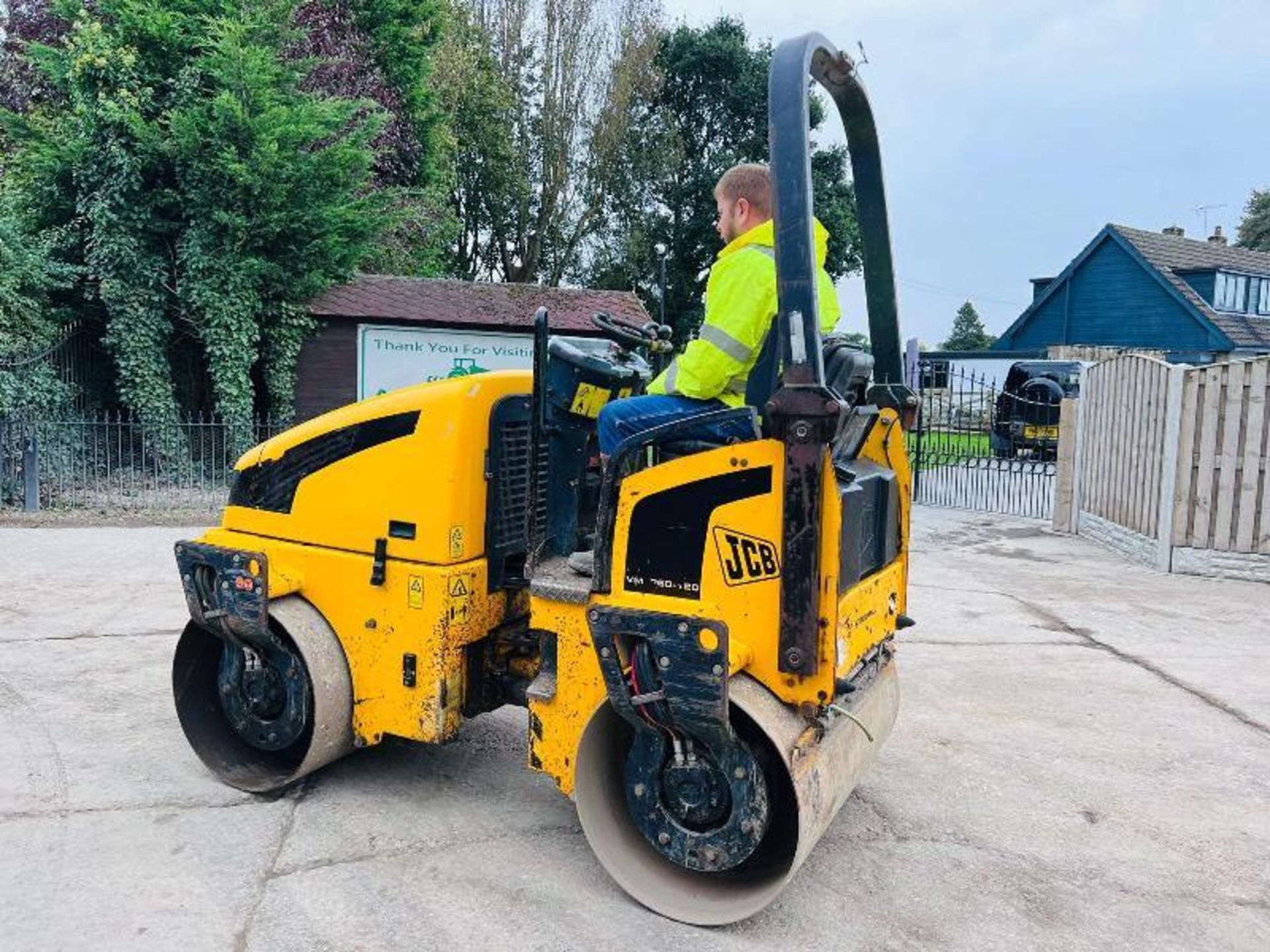 JCB VMT260 DOUBLE DRUM ROLLER *YEAR 2008* C/W KUBOTA ENGINE - Image 8 of 13