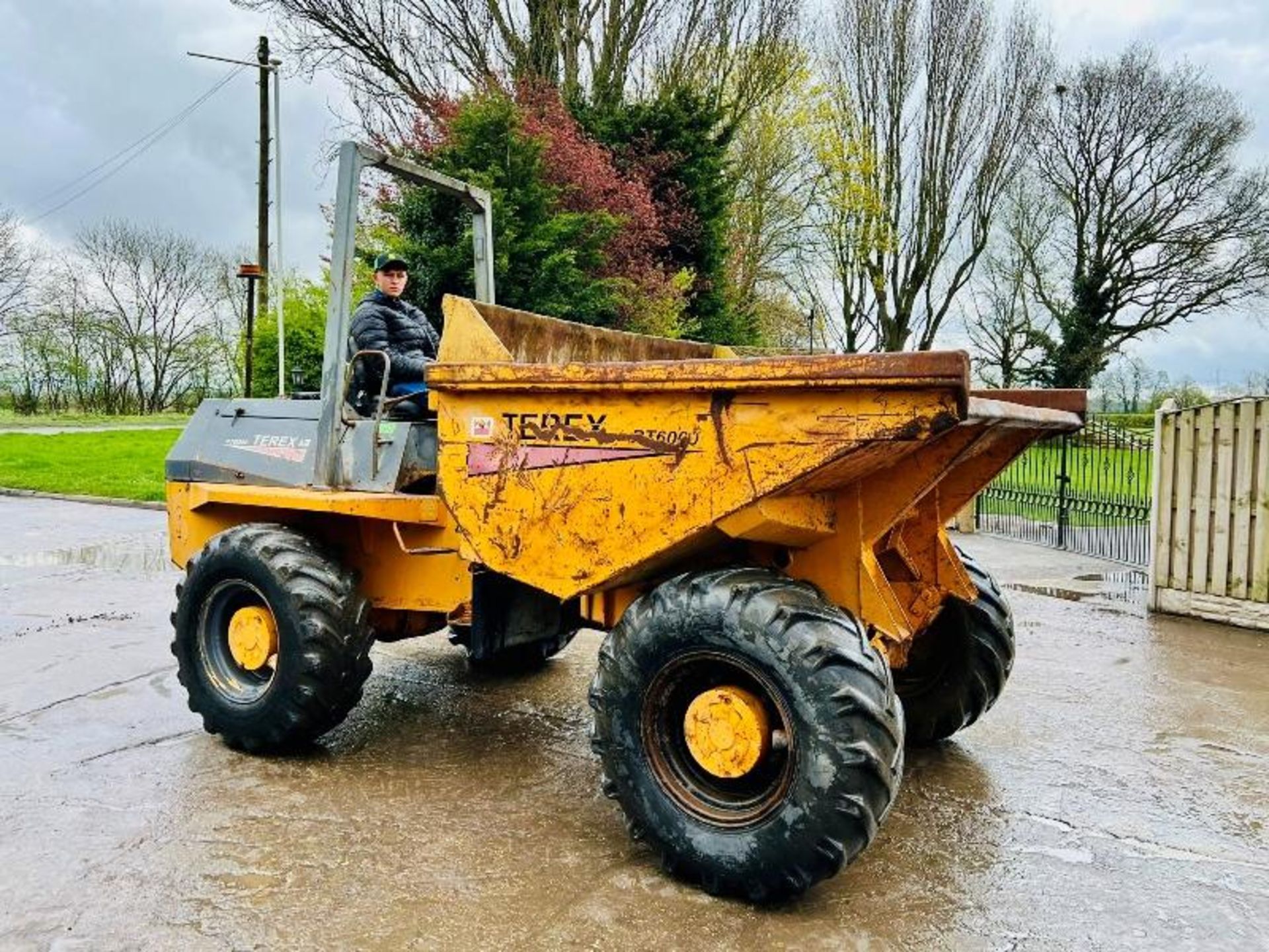 TEREX PT6000 4WD DUMPER C/W ROLE BAR & DEUTZ ENGINE - Image 6 of 15