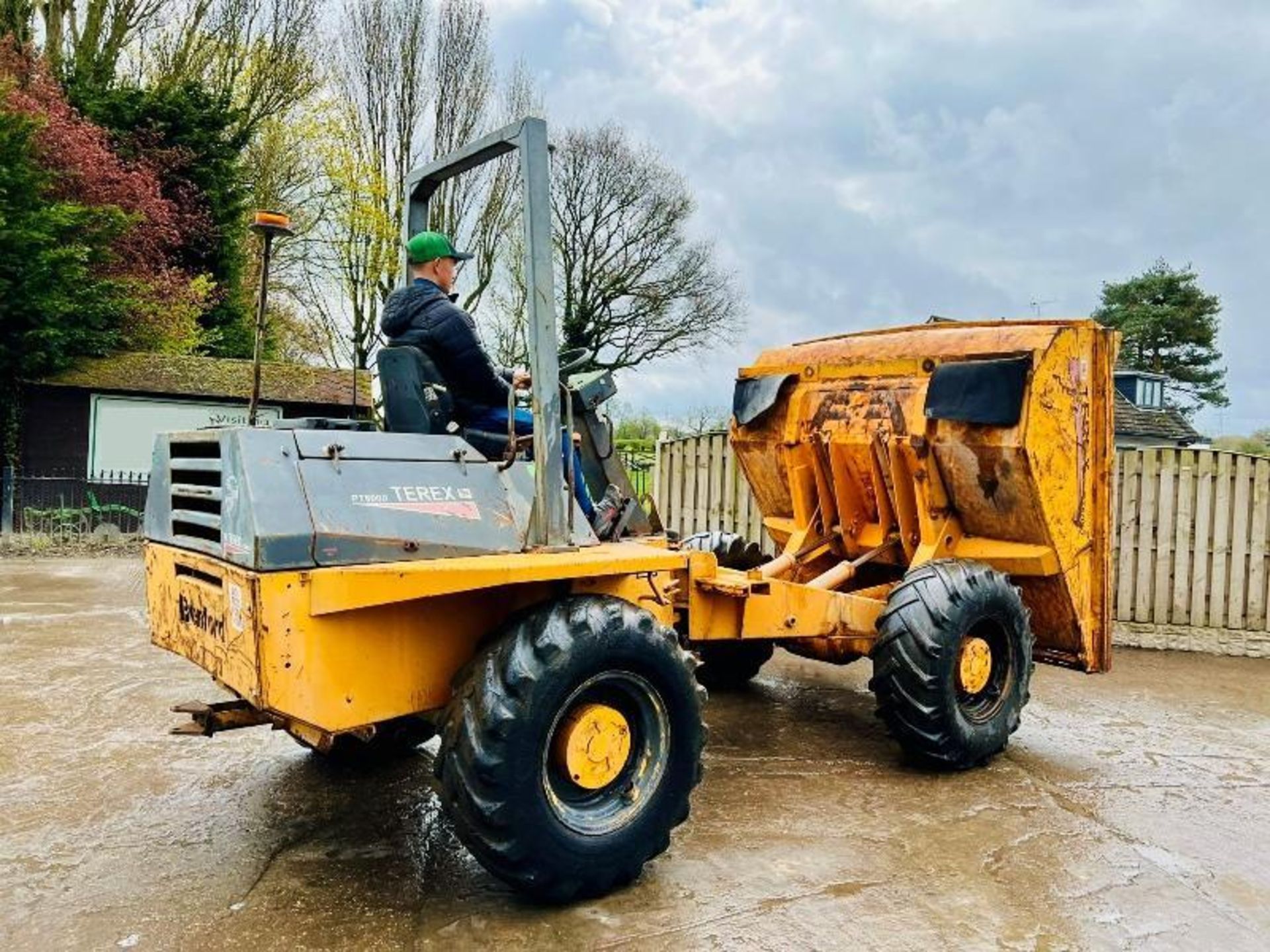 TEREX PT6000 4WD DUMPER C/W ROLE BAR & DEUTZ ENGINE - Image 14 of 15