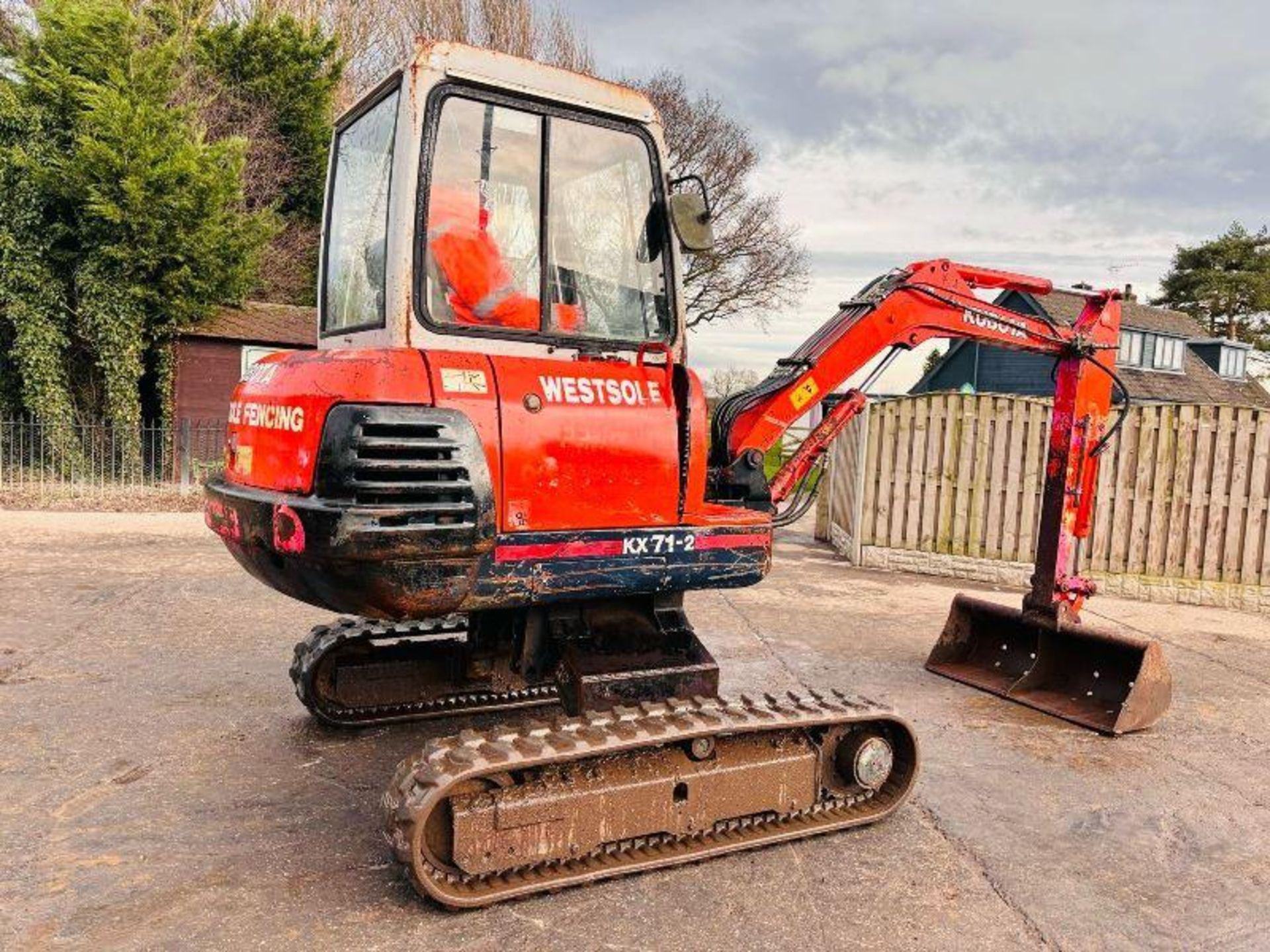 KUBOTA KX71-2 TRACKED EXCAVATOR C/W HIGH CLEARENCE - Image 8 of 13