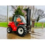 MANITOU M26-4 ROUGH TERRIAN 4WD FORKLIFT *YEAR 2017* C/W PALLET TINES