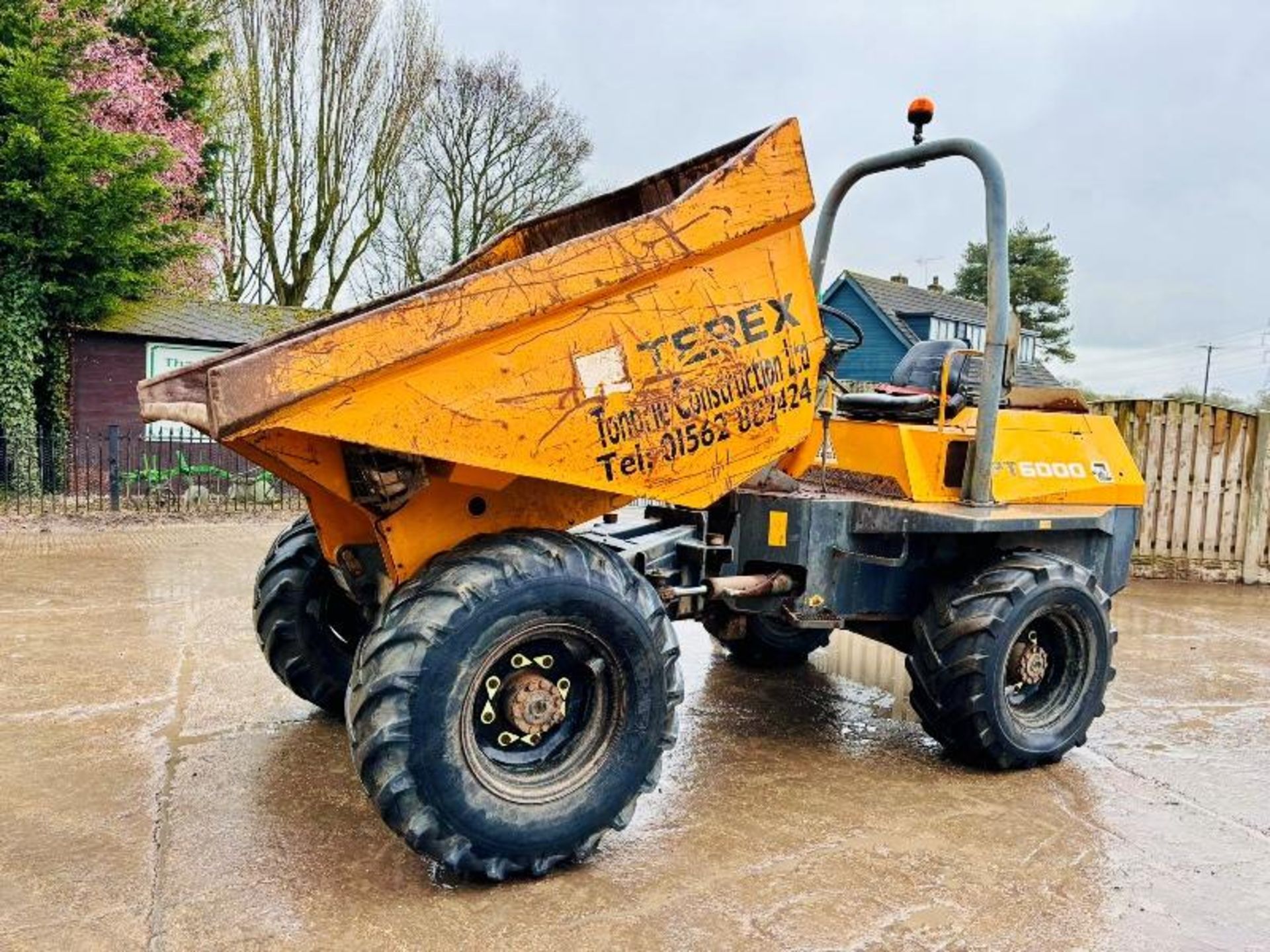 BENFORD 6000 4WD DUMPER *YEAR 2007* C/W ROLE BAR - Image 9 of 17