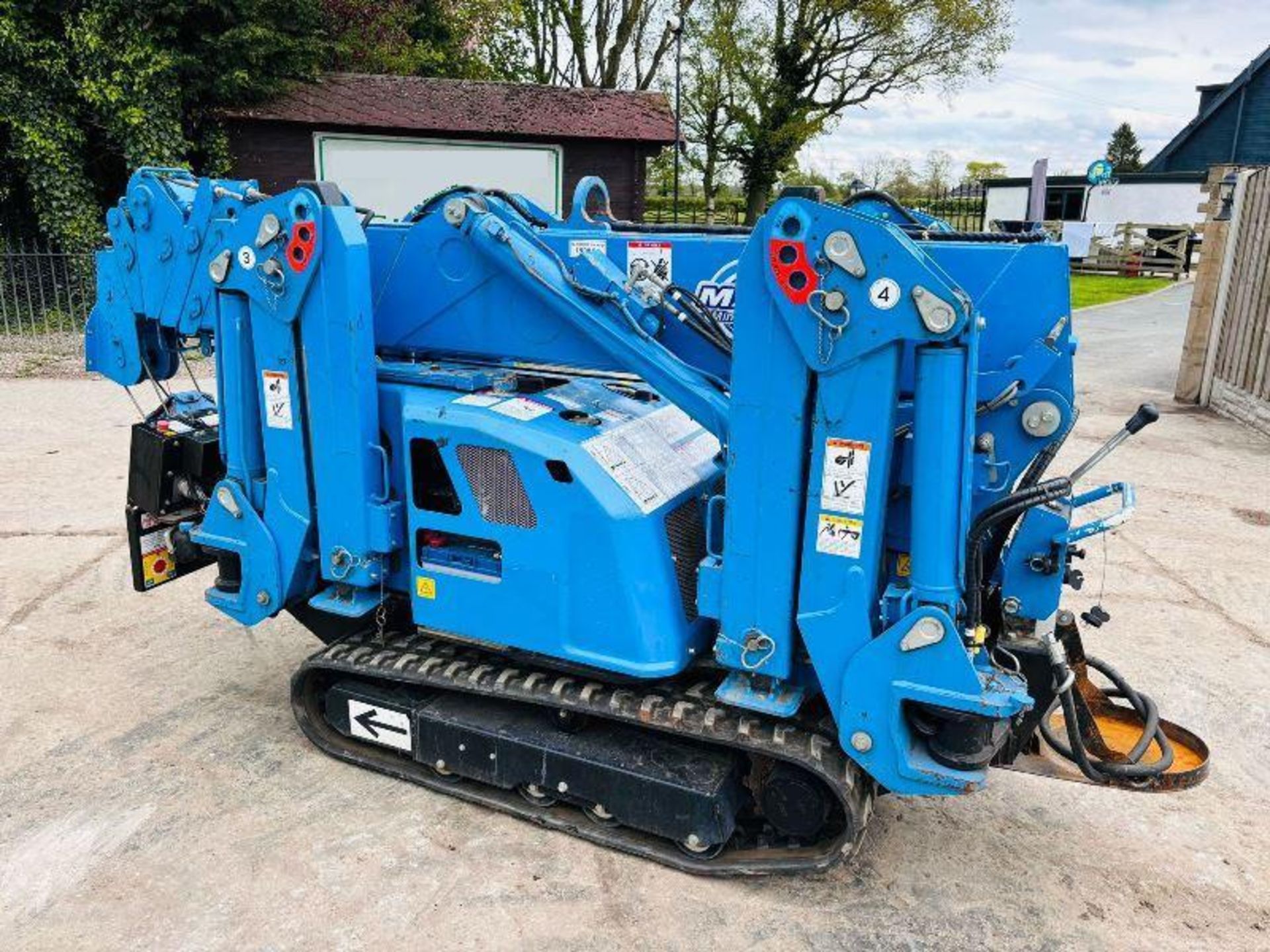 MAEDA MC235 TRACKED CRANE *YEAR 2017, ONLY 615 HOURS* C/W RUBBER TRACKS - Image 13 of 16