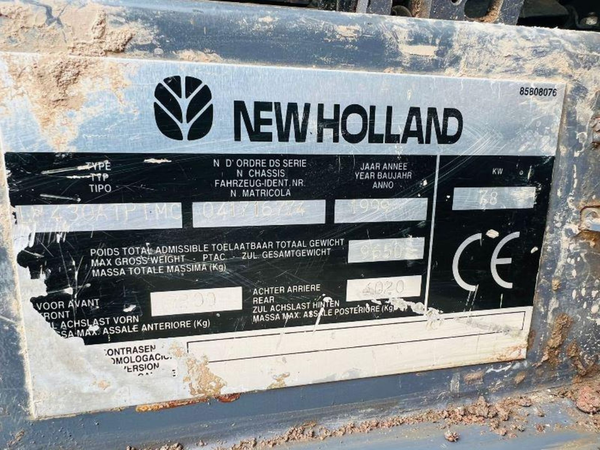 NEW HOLLAND LM430A 4WD TELEHANDLER C/W PALLET TINES - Bild 10 aus 19