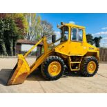 MUIR HILL A5000 4WD LOADING SHOVEL C/W PERKINS ENGINE & 4 WHEEL STEER