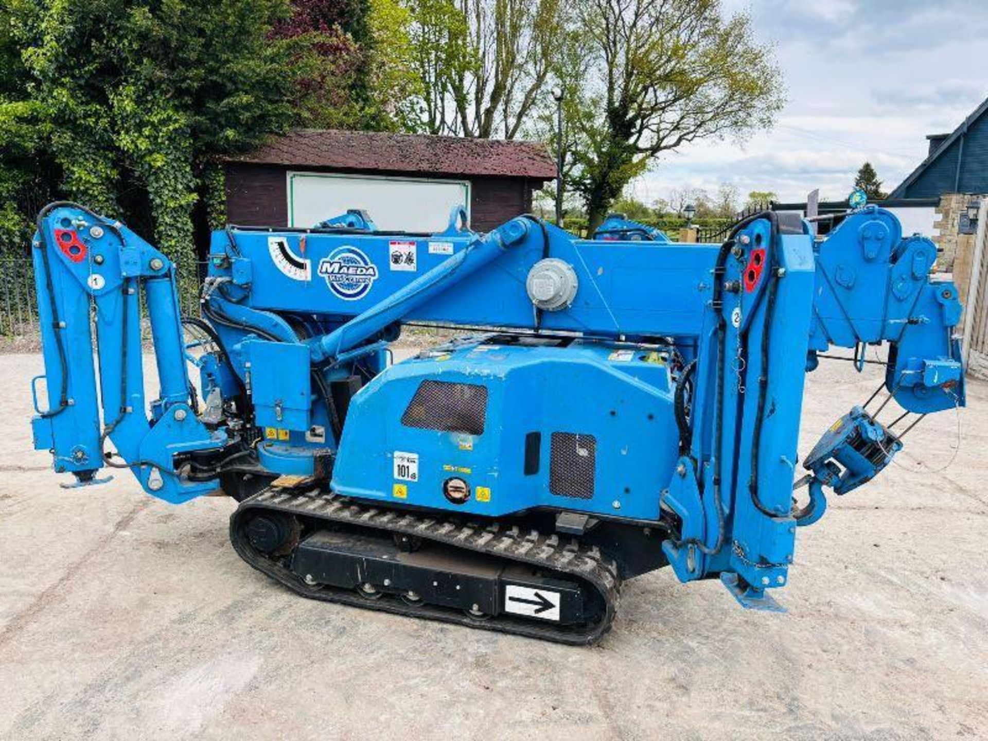 MAEDA MC235 TRACKED CRANE *YEAR 2017, ONLY 615 HOURS* C/W RUBBER TRACKS - Image 14 of 16