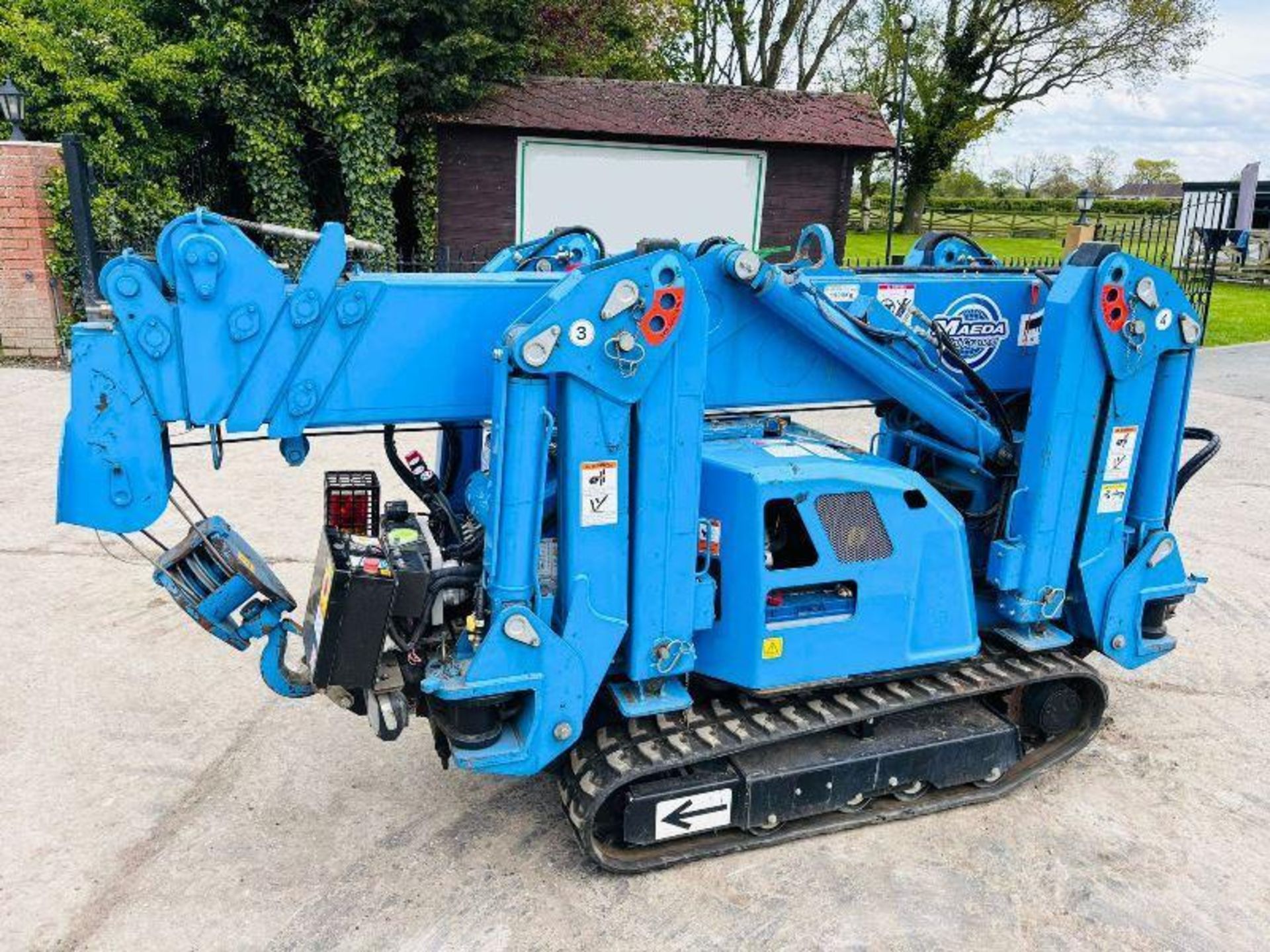 MAEDA MC235 TRACKED CRANE *YEAR 2017, ONLY 615 HOURS* C/W RUBBER TRACKS - Image 15 of 16