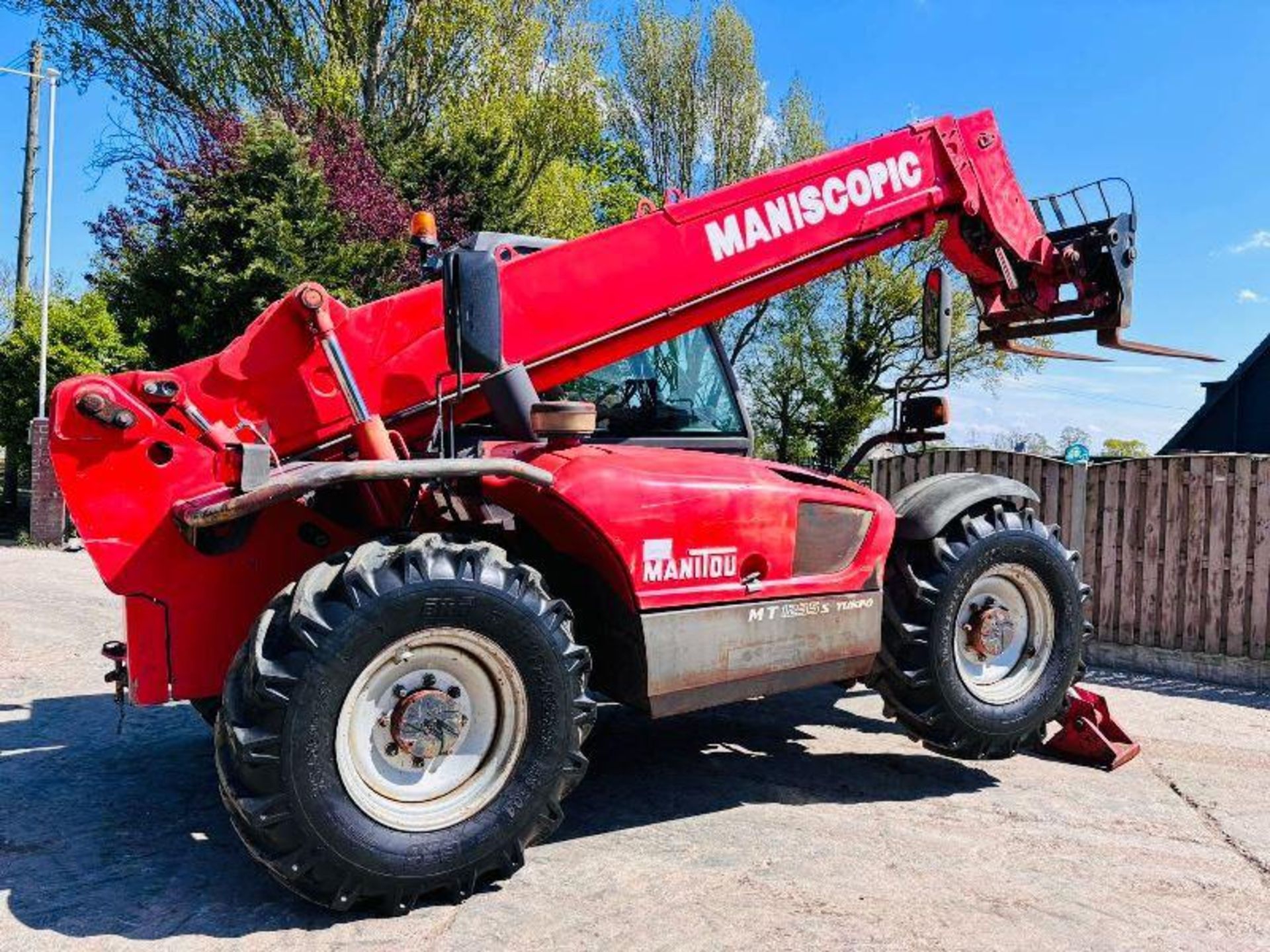 MANITOU MT1235 4WD TELEHANDLER * 12 METER * C/W PALLET TINES  - Bild 15 aus 19