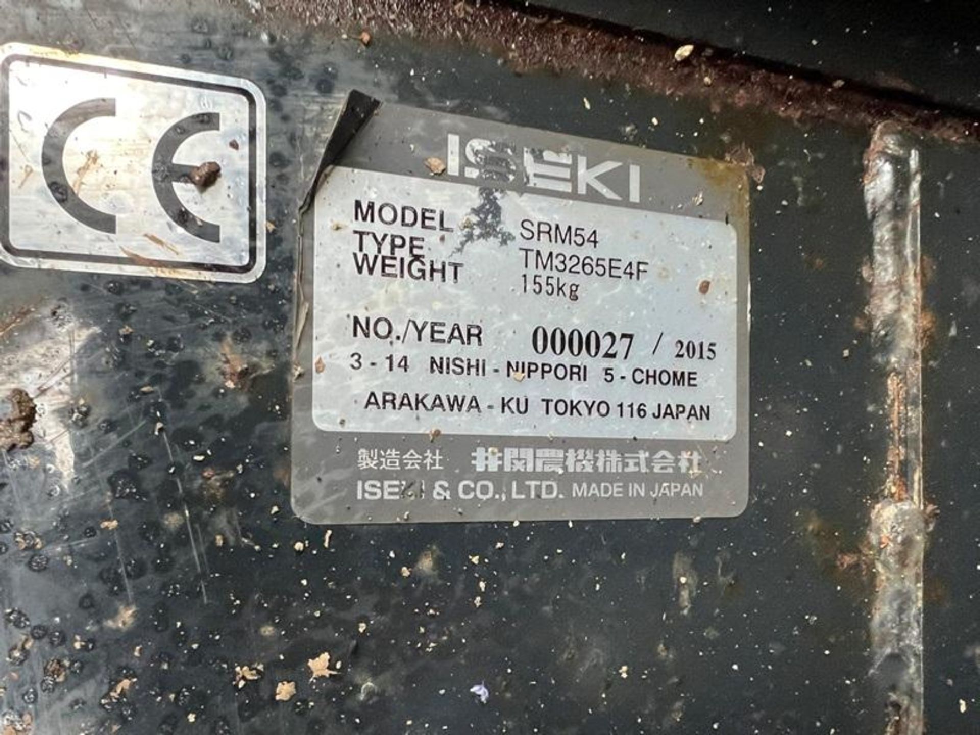 ISEKI TM3265 4WD COMPACT TRACTOR *446 HOURS* C/W MOWER DECK & ROLE BAR - Bild 8 aus 12