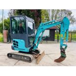 KOBELCO TRACKED EXCAVATOR *2021, 1694 HOURS* C/W QUICK HITCH