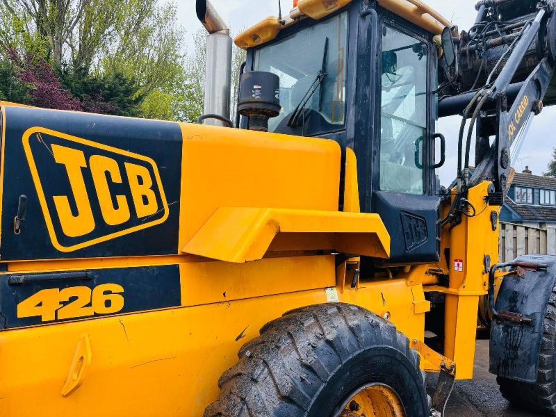 JCB 426 4WD LOADING SHOVEL C/W GRAB BUCKET - Image 14 of 19