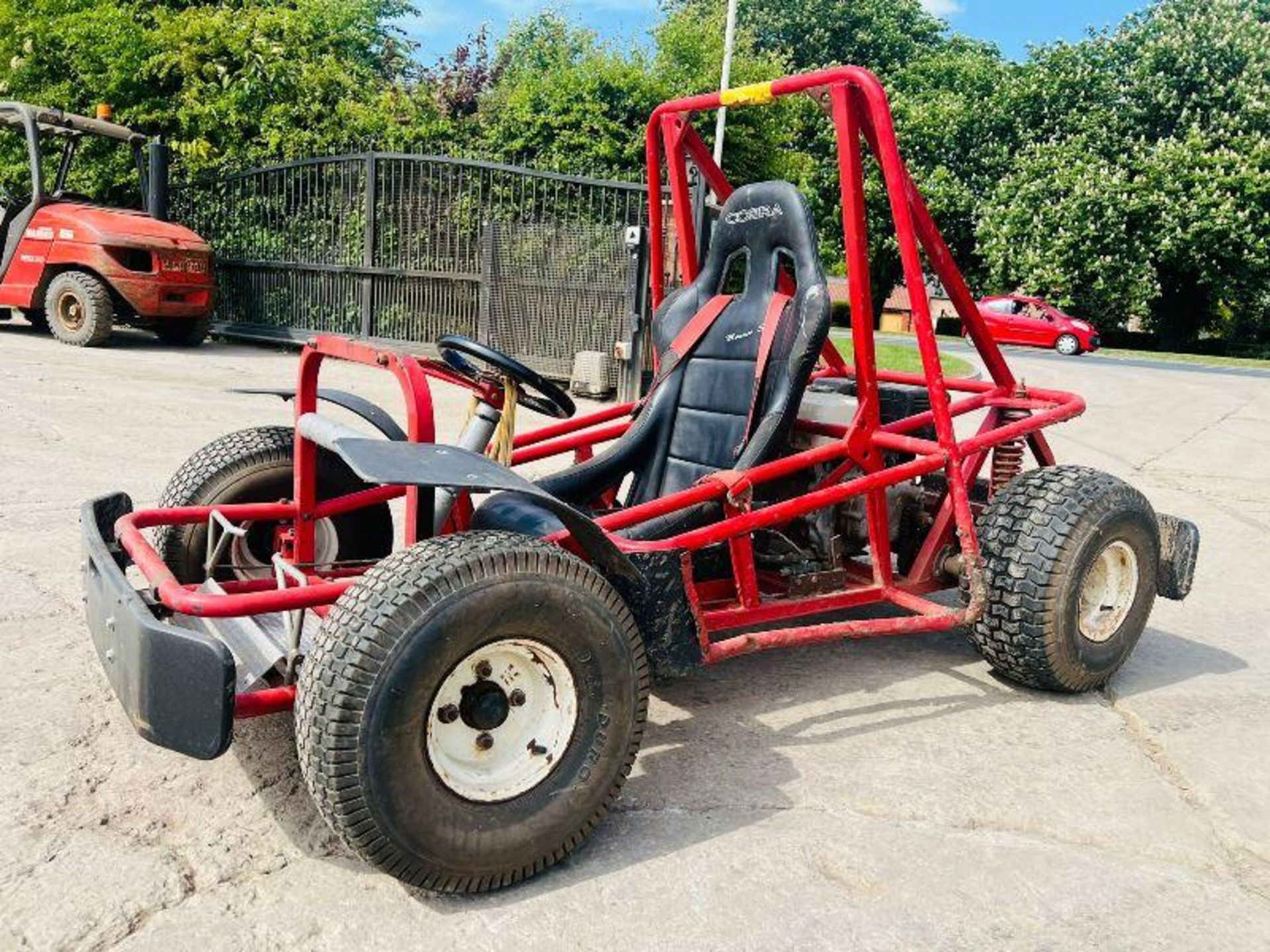 390CC 13.0HP PETROL BUGGIE C/W 3 POINT COBRA BUCKET SEAT 