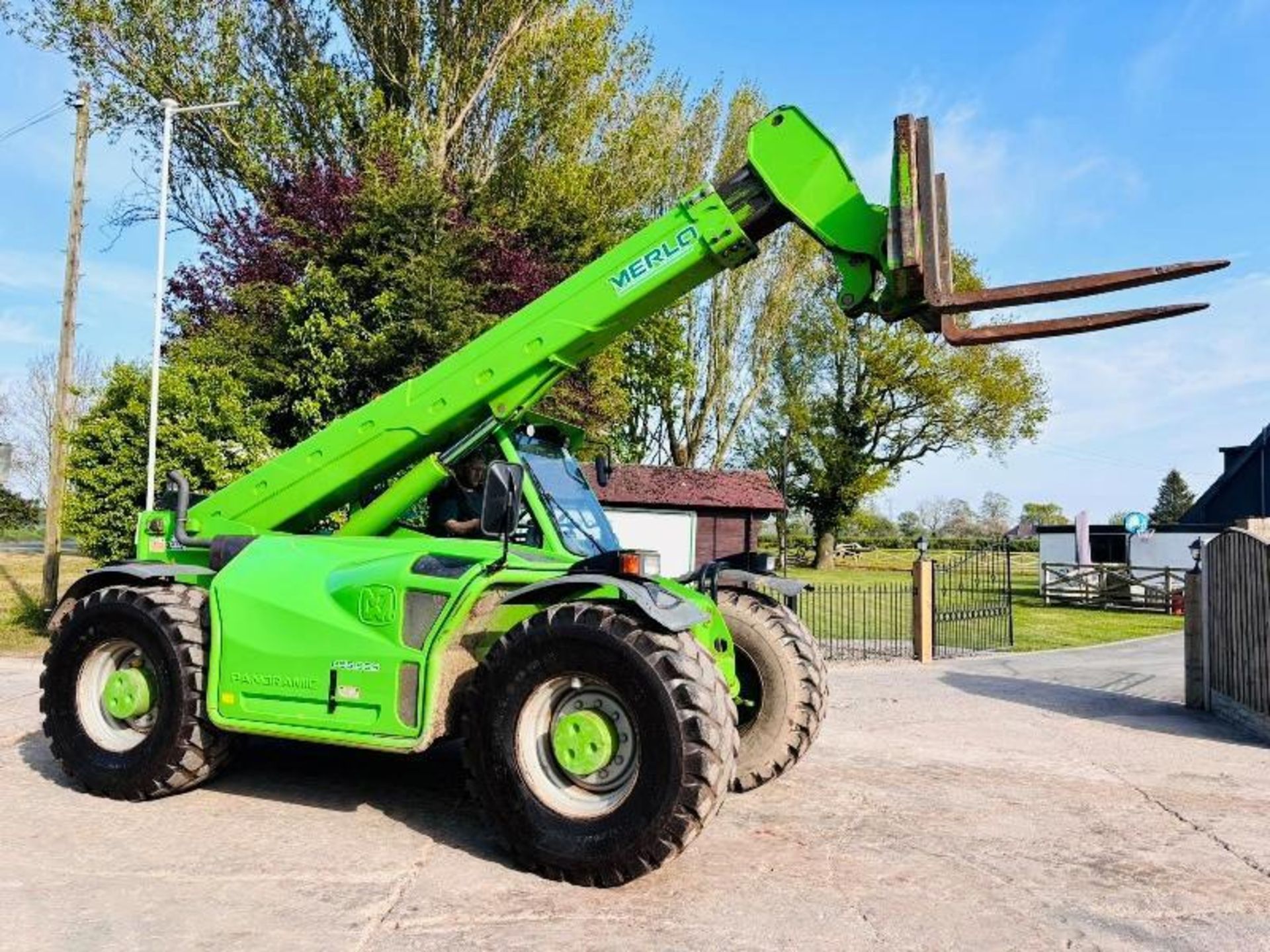 MERLO P55.9 4WD TELEHANDLER *YEAR 2013, 9 METER, 5.5 TON LIFT* C/W PALLET TINES - Bild 14 aus 16