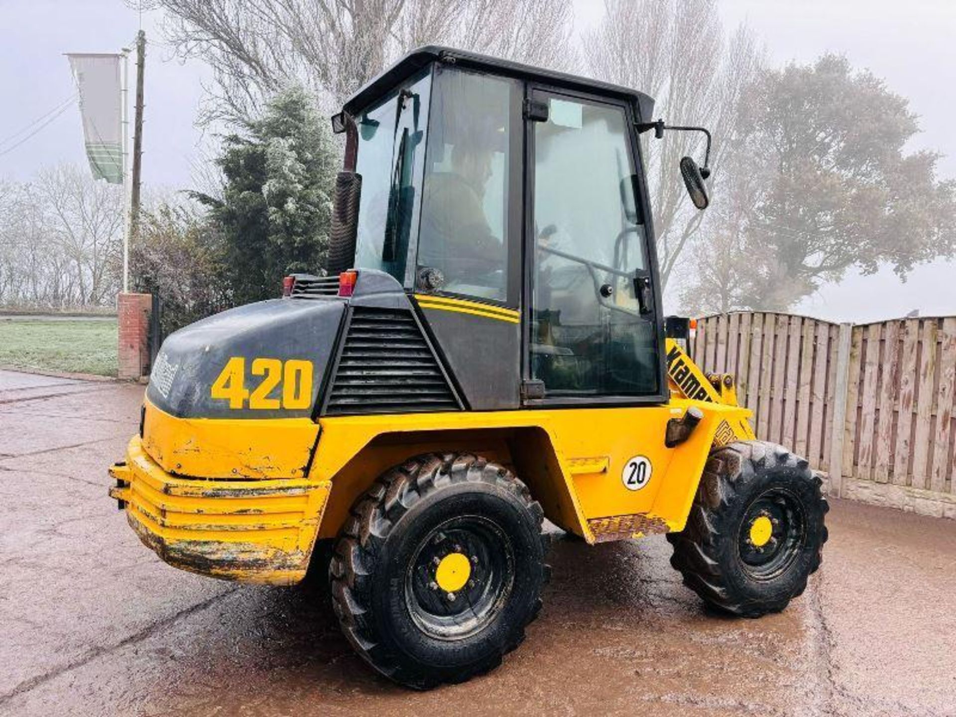 KRAMER 420 4WD LOADING SHOVEL C/W 4 WHEEL STEER - Image 2 of 16