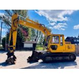 JCB JS130 TRACKED EXCAVATOR C/W QUICK HITCH & 2 X BUCKETS