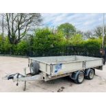 IFOR WILLIAMS TWIN AXLE DROP SIDE TRAILER *YEAR 2020* C/W LOADING RAMPS