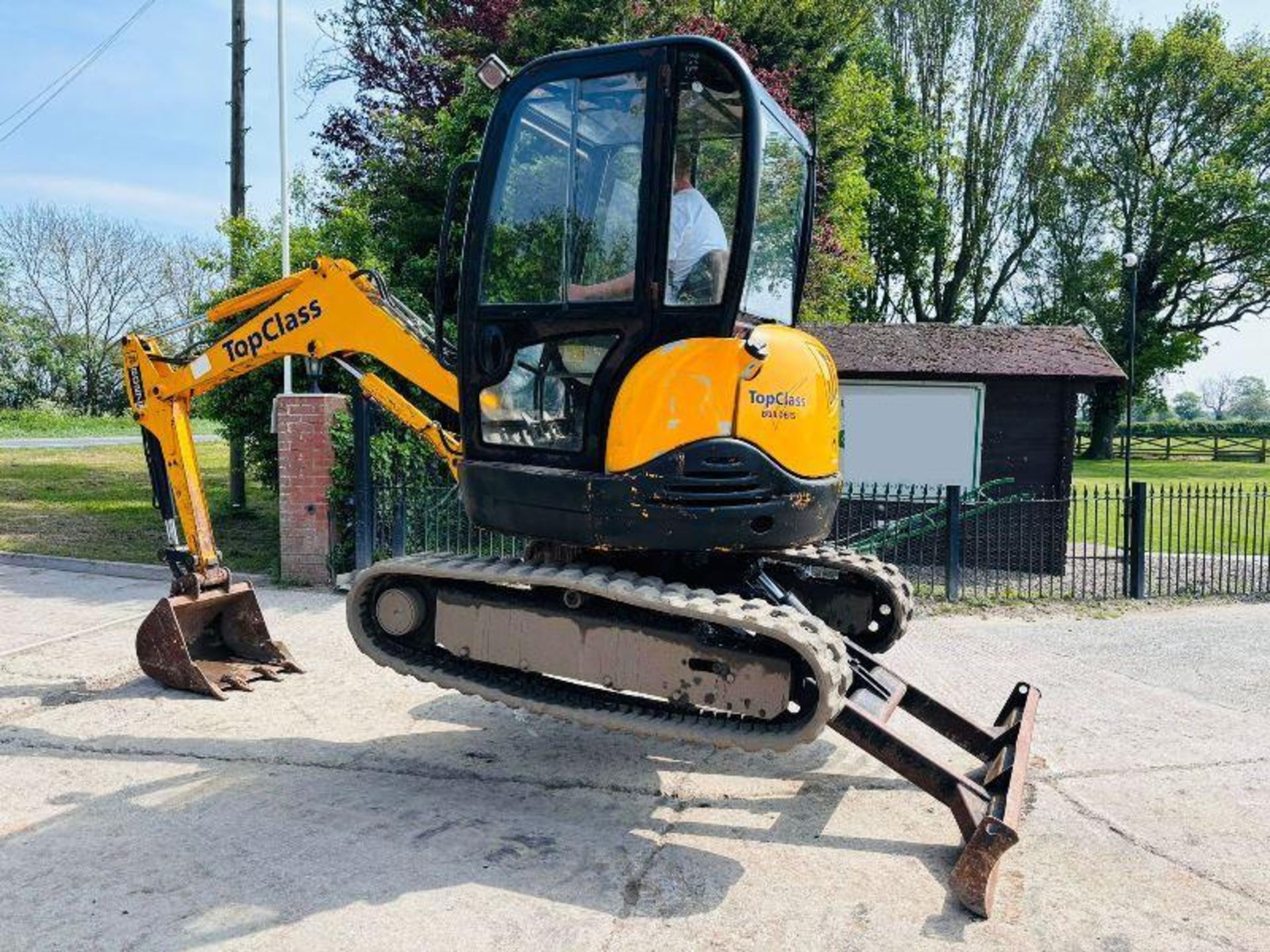 JCB 8027 TRACKED EXCAVATOR *ZERO SWING* C/W RUBBER TRACKS - Bild 5 aus 16