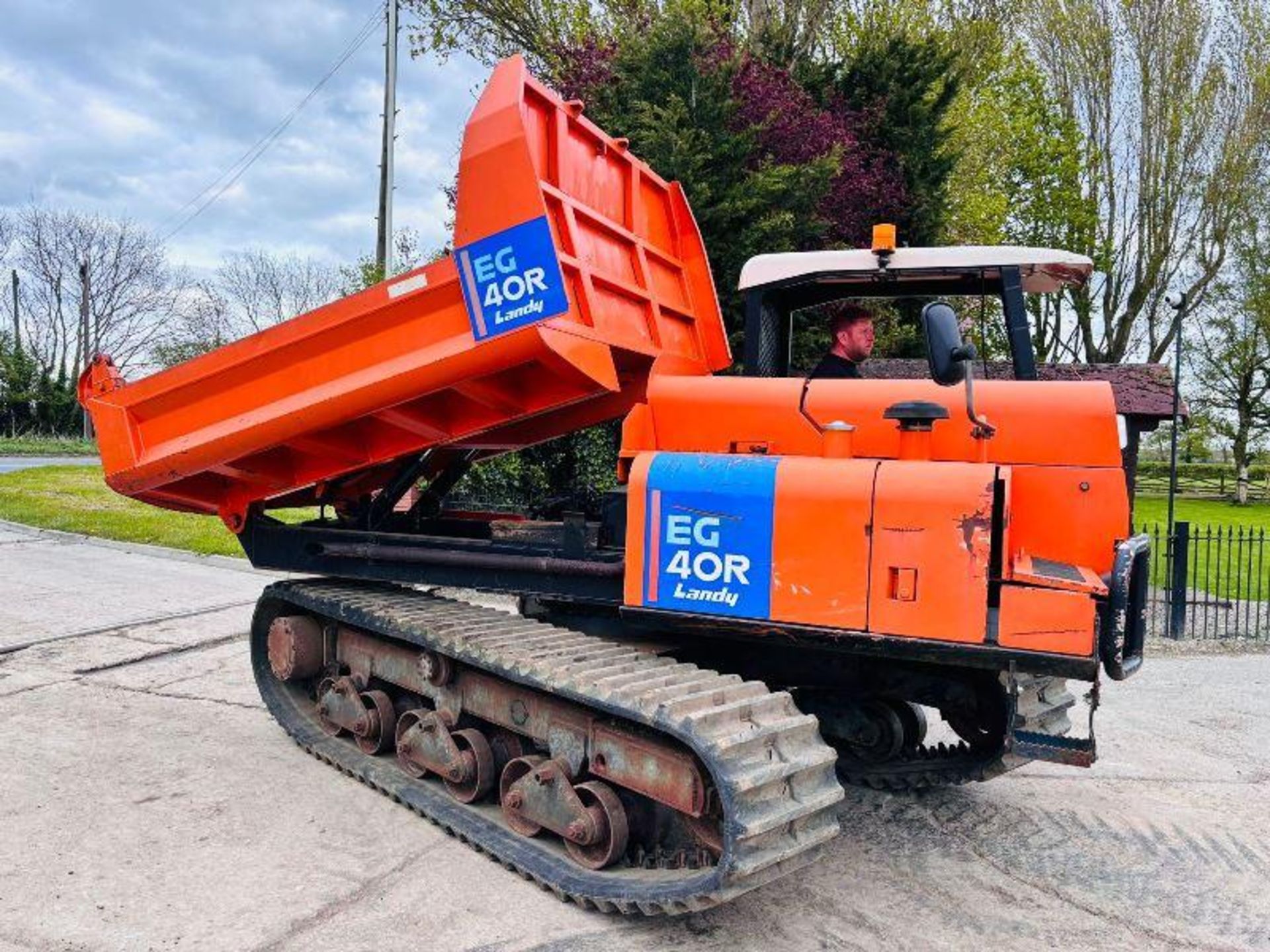 HITACHI EG40R TRACKED DUMPER *360 DEGREE SLEW* C/W RUBBER TRACKS - Image 11 of 18