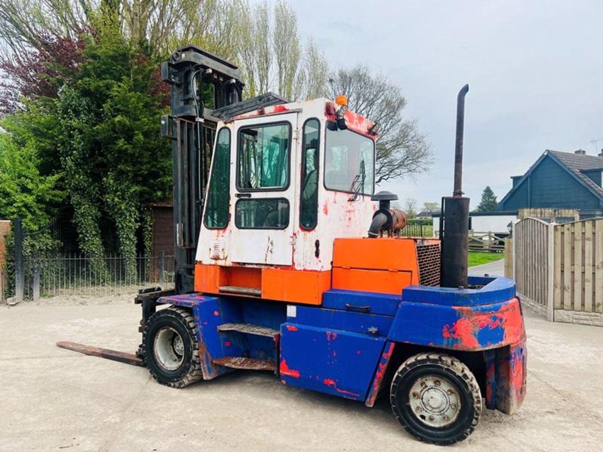 KALMAR DC7.5-600 7.5 TON FORKLIFT C/W TINE POSITIONER & SIDE SHIFT - Image 8 of 12