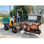 CASE TC180 ARTICULATED ROAD SAW C/W ROLE BAR & KUBOTA ENGINE