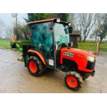 KUBOTA B2350 4WD TRACTOR *YEAR 2018* AMAZONE E+S 301 HYDRO SALT SPREADER