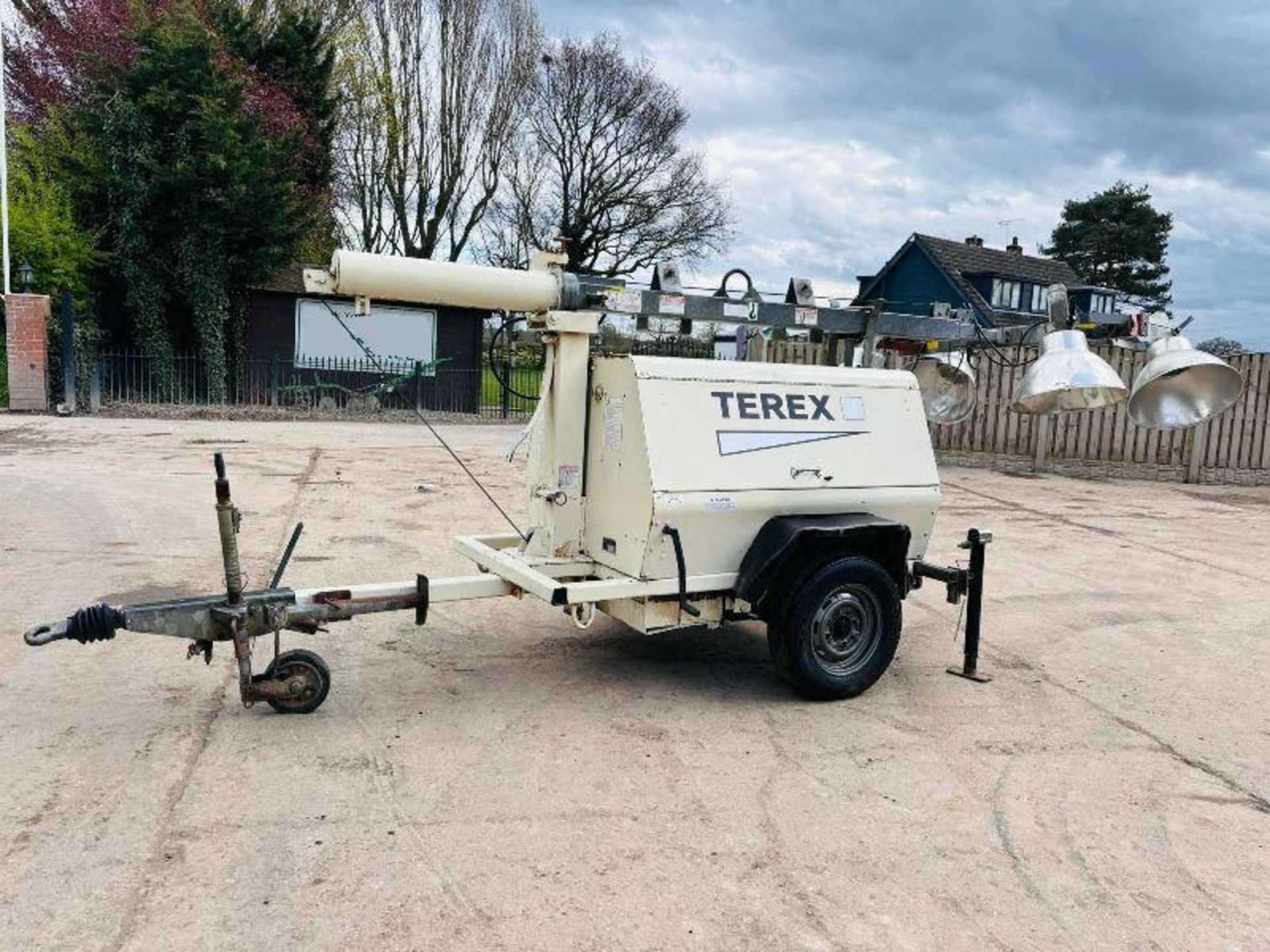 TEREX 4050D SINGLE AXLE TELESCOPIC LIGHTING TOWER C/W KUBOTA ENGINE - Image 15 of 15