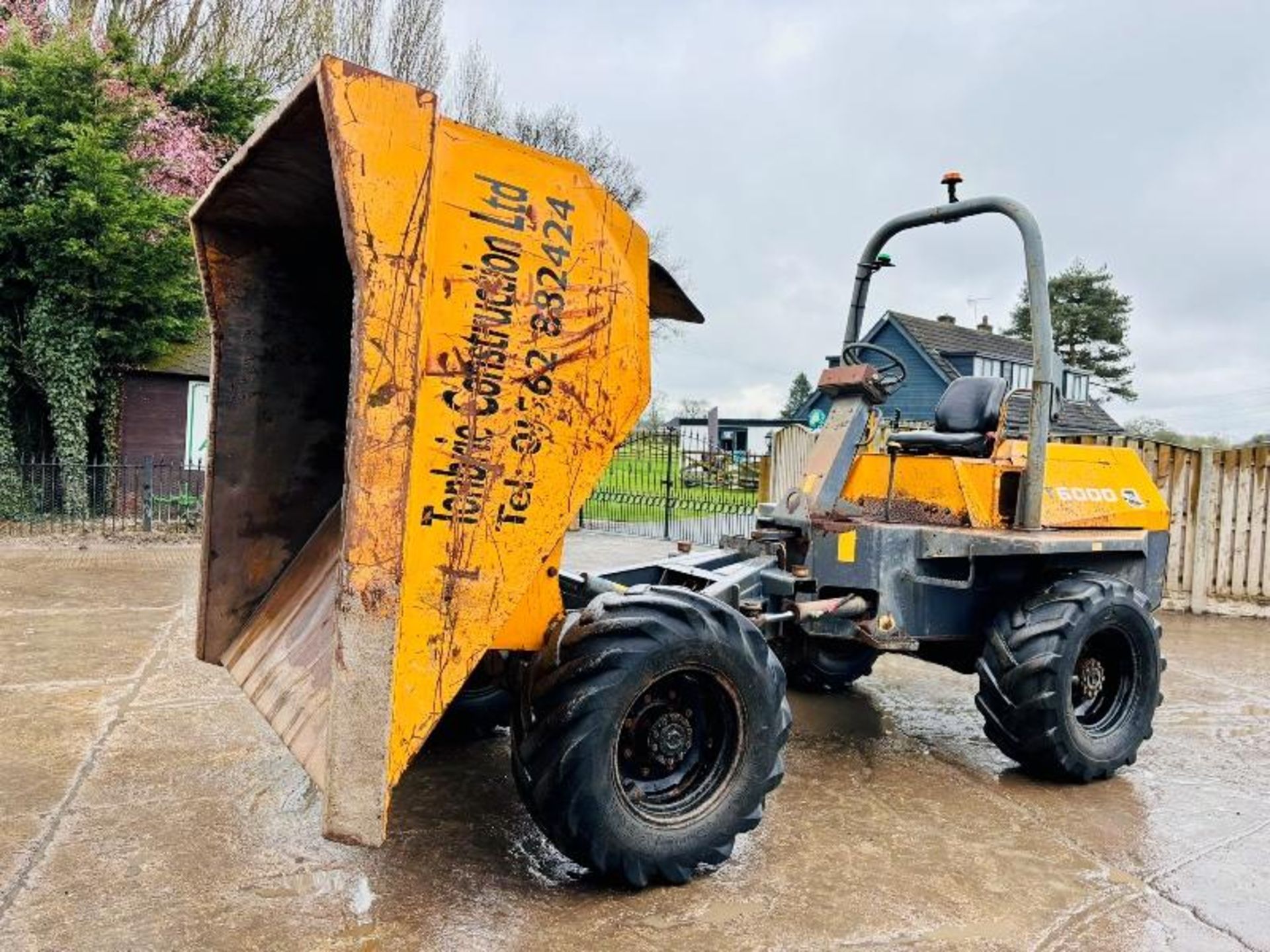 BENFORD 6000 4WD DUMPER *YEAR 2007* C/W ROLE BAR - Image 11 of 15