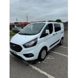 2018 68 FORD TRANSIT CUSTOM PANEL VAN - 94K MILES - EX POLICE - AIR CON - TWIN SIDE DOORS