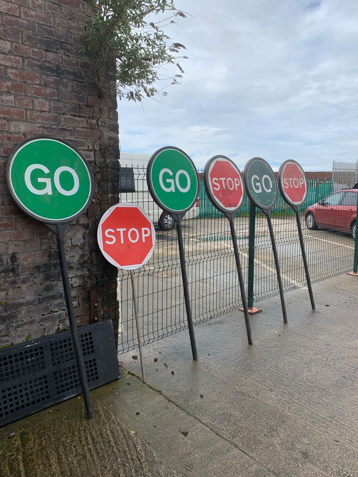 STOP AND GO SIGNS