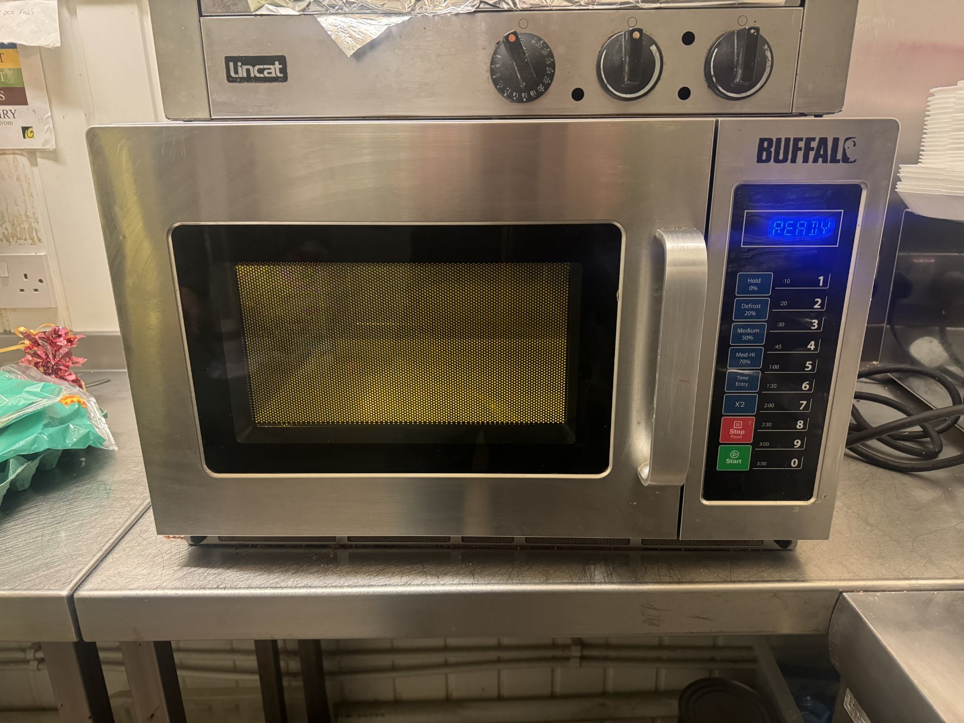 BUFFALO COMMMERCIAL MICROWAVE - GOOD WORKING CONDITION