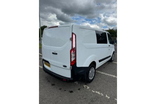 2019 69 FORD TRANSIT CUSTOM CREW VAN PANEL VAN - 138K MILES - AIR CON - Image 12 of 13