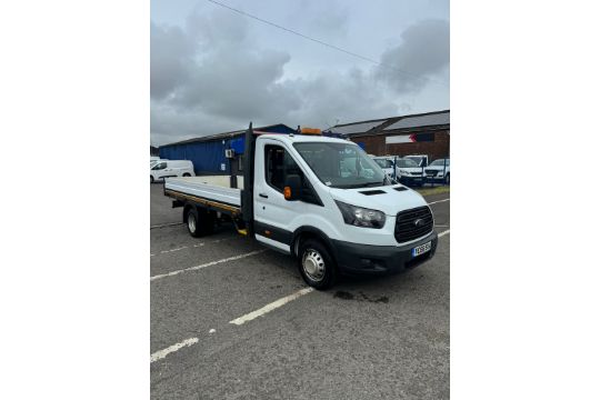 2018 68 FORD TRANSIT DROPSIDE LWB CHASSIS CAB - 87K MILES - EURO 6 - Image 2 of 11