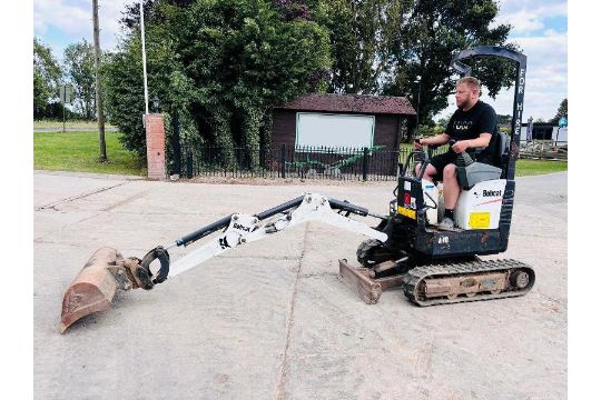 BOBCAT E10 TRACKED EXCAVATOR *YEAR 2018, 3409 HOURS* C/W EXPANDING TRACKS - Image 12 of 16